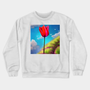 Fascinating Flower Crewneck Sweatshirt